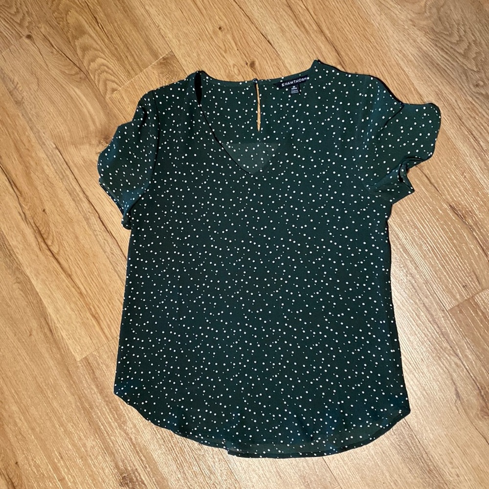 Dark green 41 hawthorn top never worn